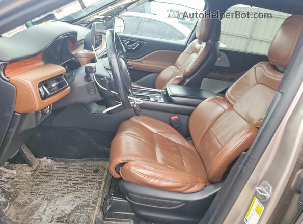 5LM5J7XC7LGL04457 2020 LINCOLN AVIATOR Tan წინა სალონის ხედი