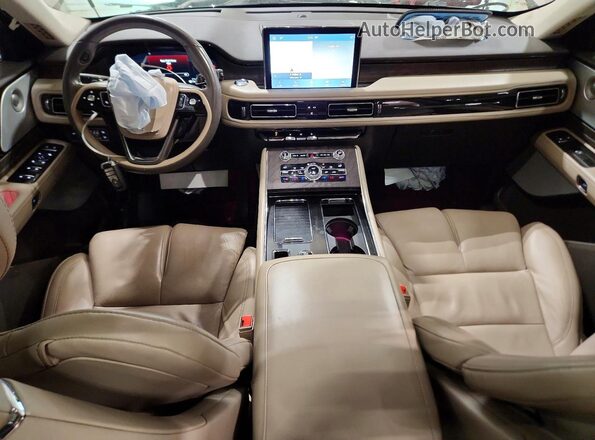 5LM5J7XC7LGL05074 2020 LINCOLN AVIATOR Tan წინა პანელის ხედი