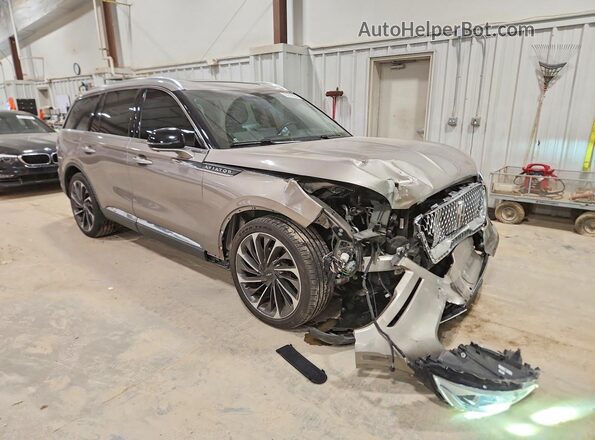 5LM5J7XC7LGL05074 2020 LINCOLN AVIATOR Tan წინა მარჯვენა