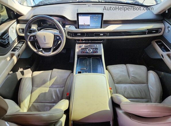 5LM5J7XC7MGL05626 2021 LINCOLN AVIATOR Black Widok deski rozdzielczej