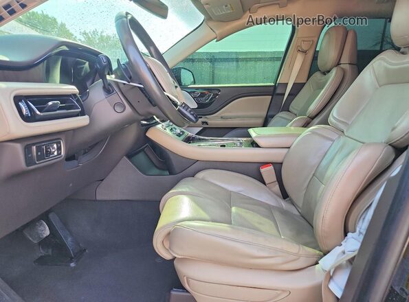 5LM5J7XC7MGL05626 2021 LINCOLN AVIATOR Black Widok wnętrza z przodu