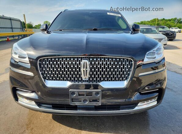 5LM5J7XC7MGL05626 2021 LINCOLN AVIATOR Black Widok z przodu