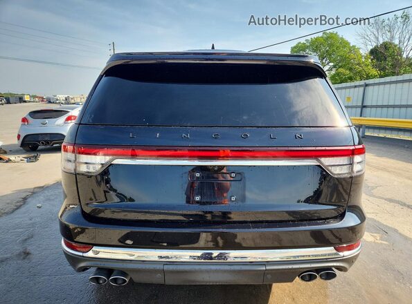 5LM5J7XC7MGL05626 2021 LINCOLN AVIATOR Black Widok z tyłu
