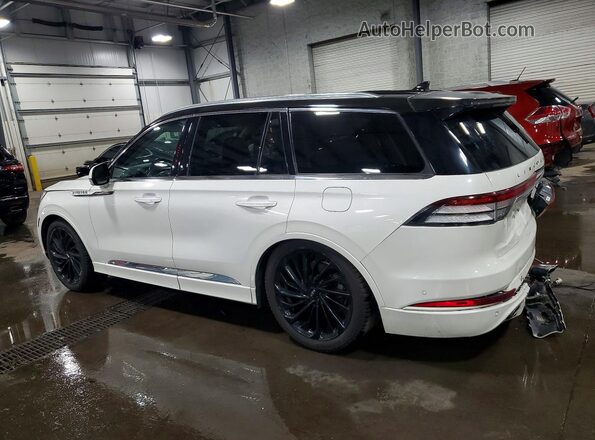 5LM5J7XC7NGL02792 2022 LINCOLN AVIATOR White Trasero izquierdo