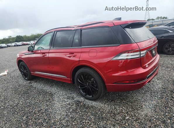 5LM5J7XC7TGL09898 2026 LINCOLN AVIATOR Maroon Trasero izquierdo