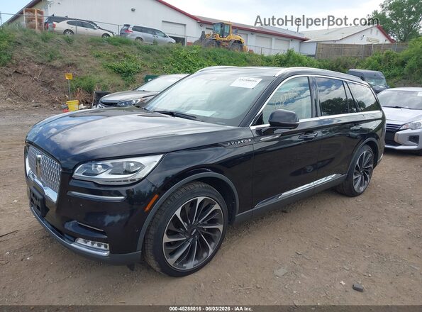 5LM5J7XC8LGL02720 2020 LINCOLN AVIATOR Black Front left