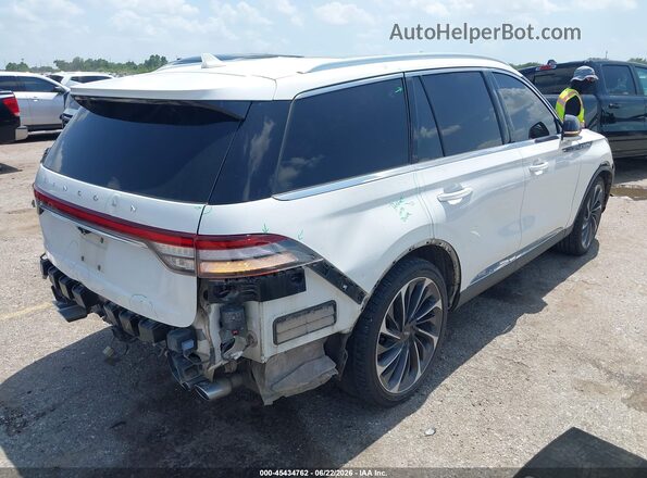 5LM5J7XC8LGL35748 2020 LINCOLN AVIATOR Белый Задняя правая четверть