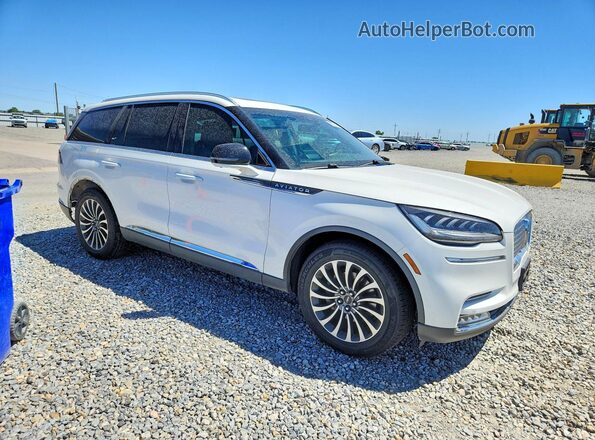 5LM5J7XC8LGL37483 2020 LINCOLN AVIATOR White Առջևի աջ