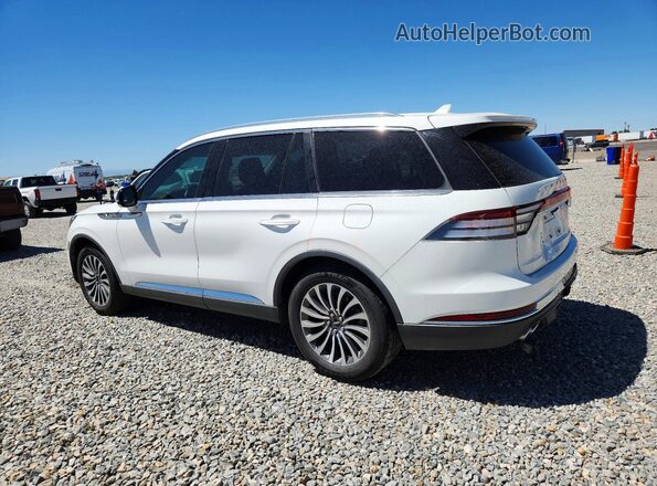 5LM5J7XC8LGL37483 2020 LINCOLN AVIATOR White Հետևի ձախ