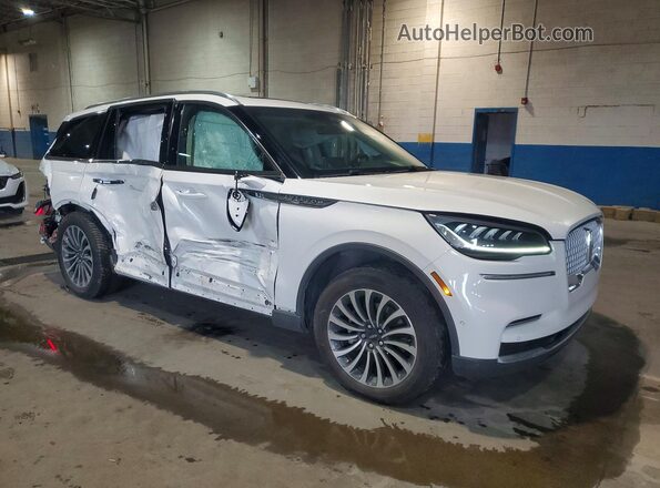 5LM5J7XC8NGL07466 2022 LINCOLN AVIATOR White Delantero derecho