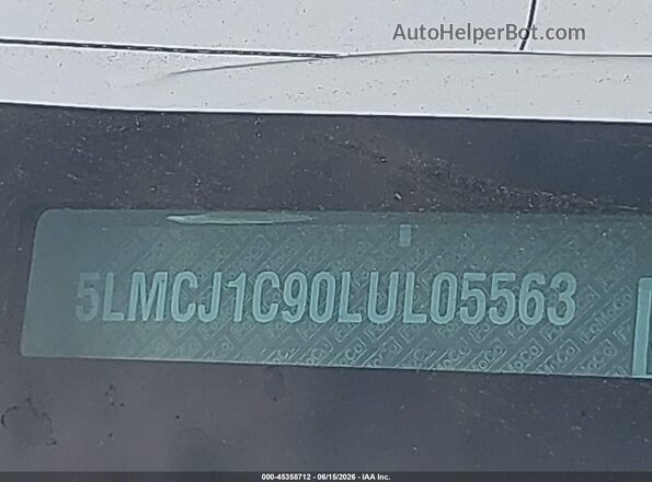 5LMCJ1C90LUL05563 2020 LINCOLN CORSAIR Black 
