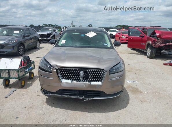5LMCJ1C90LUL11394 2020 LINCOLN CORSAIR Brown Вид панелі приладів