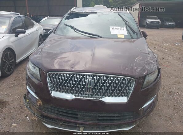 5LMCJ1C91KUL38750 2019 LINCOLN MKC Бордовый Вид щитка приборов