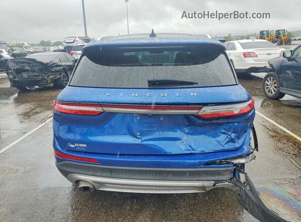5LMCJ1C91MUL07596 2021 LINCOLN CORSAIR Blue Вид ззаду