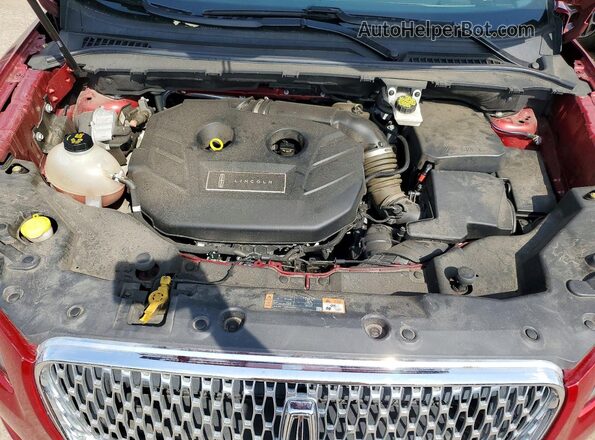 5LMCJ1C92KUL45237 2019 LINCOLN MKC Красный Вид подкапотного пространства