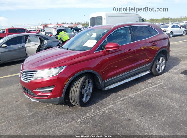 5LMCJ1C93HUL45708 2017 LINCOLN MKC Red Przód lewy