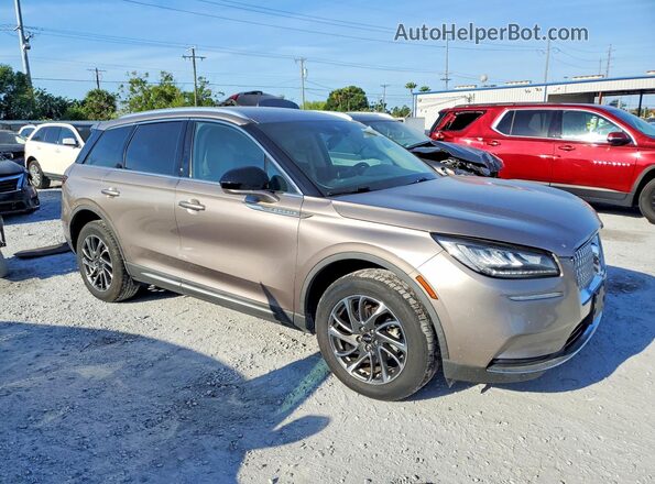 5LMCJ1C94LUL16209 2020 LINCOLN CORSAIR Tan Delantero derecho