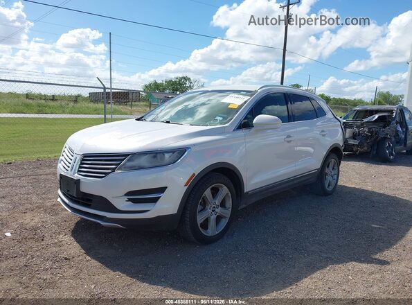 5LMCJ1C95GUJ22181 2016 LINCOLN MKC White Առջևի ձախ երեք քառորդ տեսարան