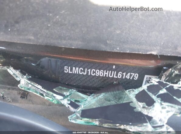 5LMCJ1C96HUL61479 2017 LINCOLN MKC Серый Вид подкапотного пространства