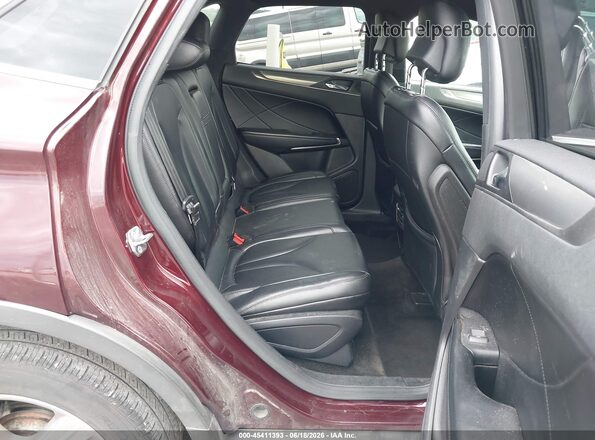 5LMCJ1C98GUJ12518 2016 LINCOLN MKC Burgundy Widok naklejki z numerem VIN