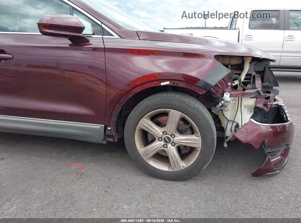 5LMCJ1C98GUJ12518 2016 LINCOLN MKC Burgundy Widok wnętrza z tyłu