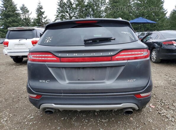 5LMCJ1C9XJUL04532 2018 LINCOLN MKC Gray Rear view