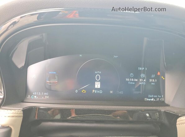 5LMCJ1CA6PUL04322 2023 LINCOLN CORSAIR Blue Widok zestawu wskaźników