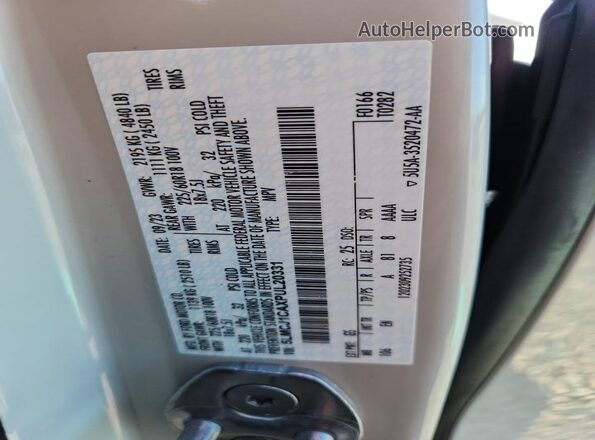 5LMCJ1CAXPUL20331 2023 LINCOLN CORSAIR Gray Vista de la etiqueta del VIN