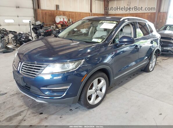 5LMCJ1D90HUL27360 2017 LINCOLN MKC Blue Առջևի ձախ երեք քառորդ տեսարան
