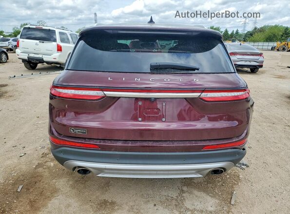 5LMCJ1D93MUL05685 2021 LINCOLN CORSAIR Maroon უკანა ხედი