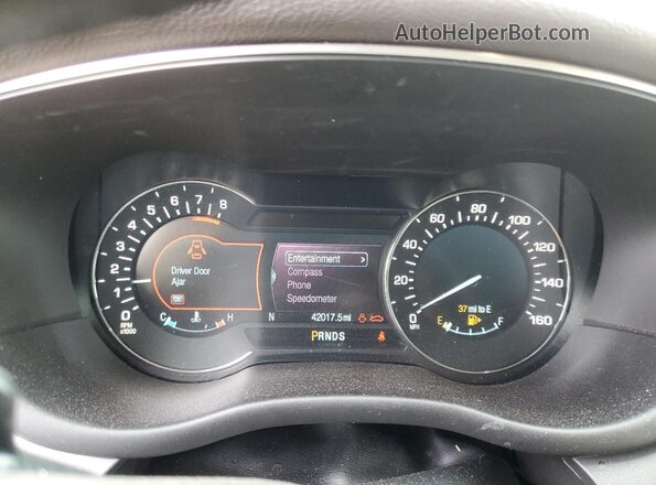 5LMCJ1D94JUL20949 2018 LINCOLN MKC Black Вид щитка приладів