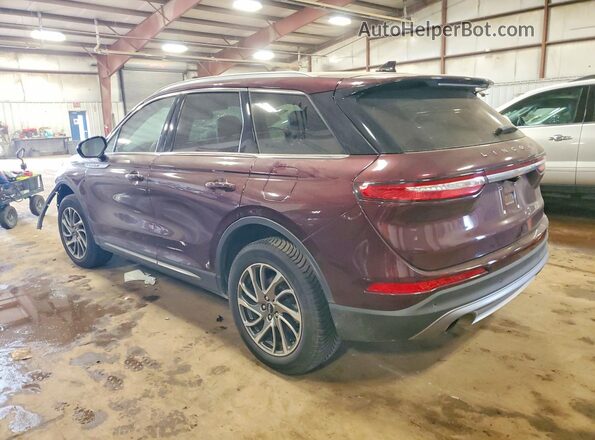 5LMCJ1D95MUL28501 2021 LINCOLN CORSAIR Burgundy Trasero izquierdo