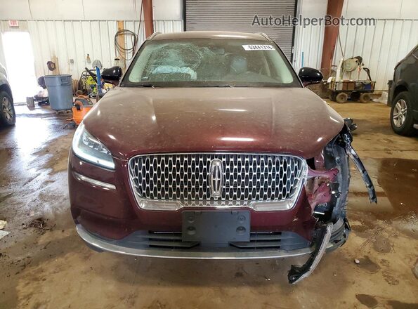 5LMCJ1D95MUL28501 2021 LINCOLN CORSAIR Burgundy Vista frontal