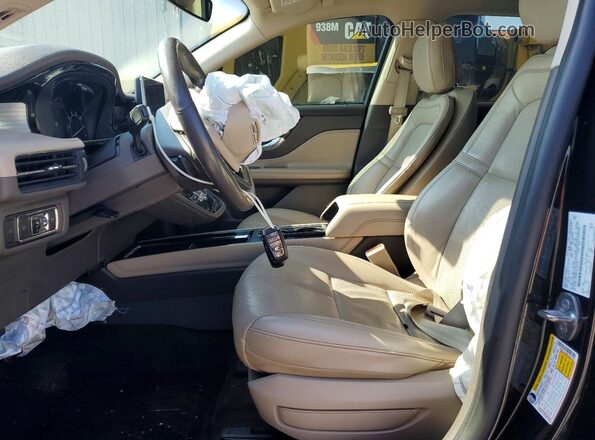 5LMCJ1D98LUL24179 2020 LINCOLN CORSAIR Black Vista interior delantera