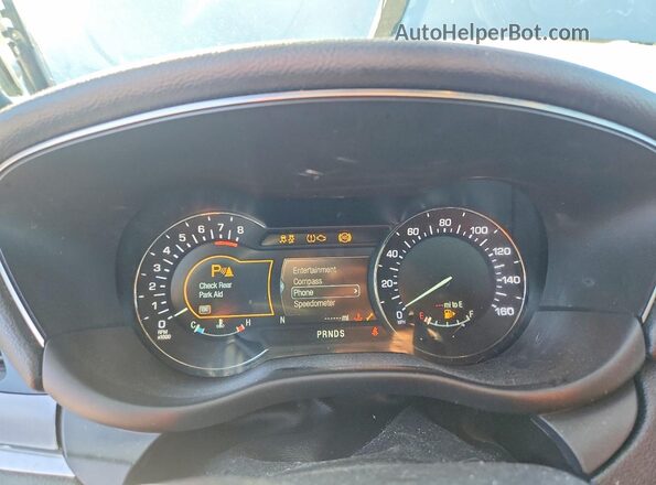 5LMCJ1D99KUL22651 2019 LINCOLN MKC Silver Вид щитка приладів
