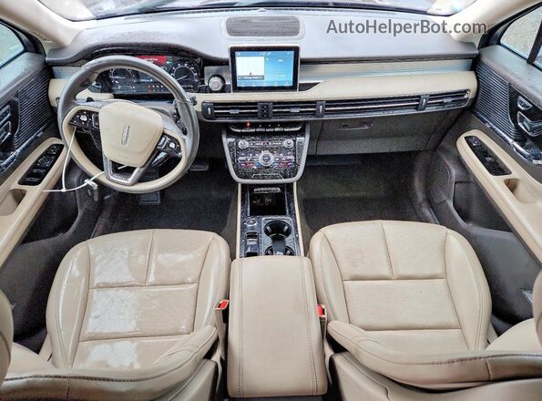 5LMCJ1D99LUL15331 2020 LINCOLN CORSAIR Бордовый Вид панели приборов