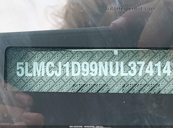5LMCJ1D99NUL37414 2022 LINCOLN CORSAIR Черный Вид подкапотного пространства