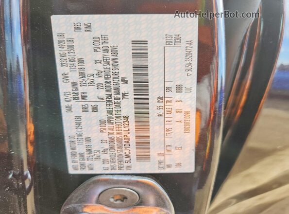 5LMCJ1DA0PUL12348 2023 LINCOLN CORSAIR Purple Widok komory silnika