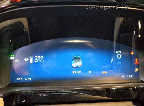 5LMCJ1DA9SUL17623 2025 LINCOLN CORSAIR Black Instrument cluster view