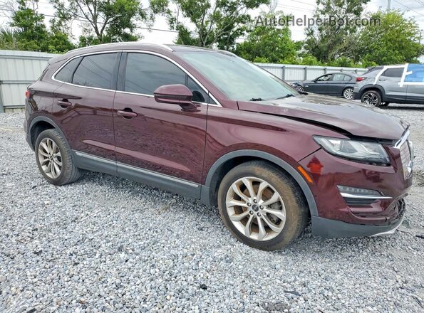 5LMCJ2C91KUL39631 2019 LINCOLN MKC Burgundy Delantero derecho