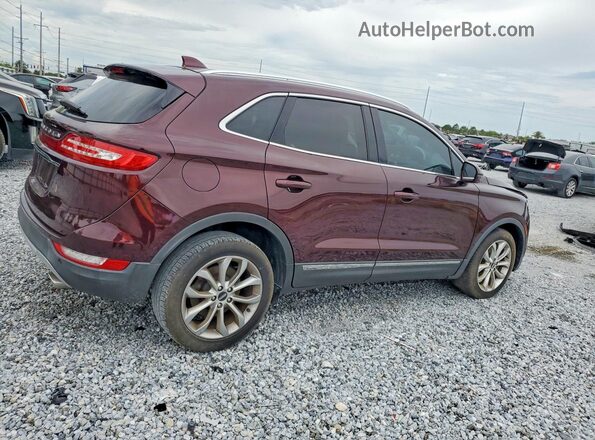5LMCJ2C91KUL39631 2019 LINCOLN MKC Burgundy Trasero derecho