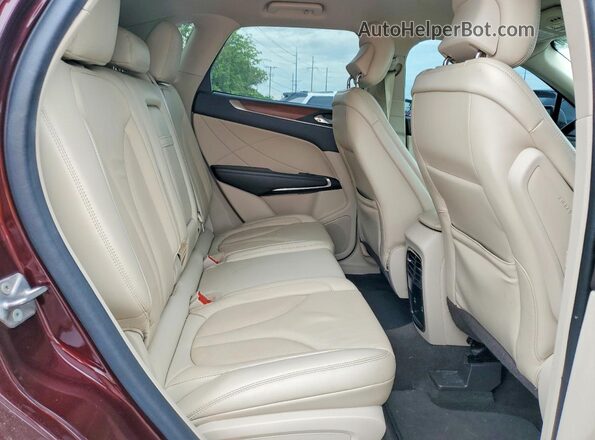 5LMCJ2C91KUL39631 2019 LINCOLN MKC Burgundy Vista interior trasera