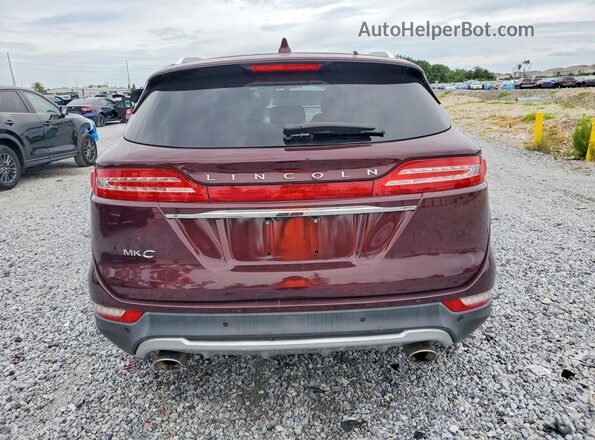 5LMCJ2C91KUL39631 2019 LINCOLN MKC Burgundy Vista trasera