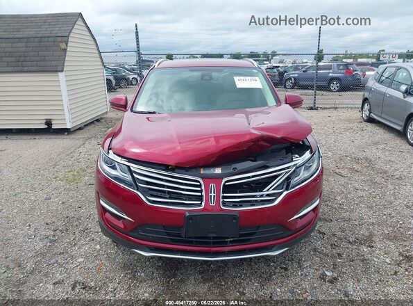 5LMCJ2C96GUJ31039 2016 LINCOLN MKC Красный Вид щитка приборов