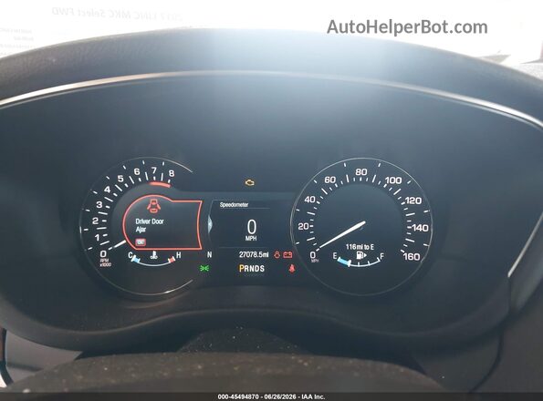 5LMCJ2C96HUL68518 2017 LINCOLN MKC Red Вид задніх сидінь