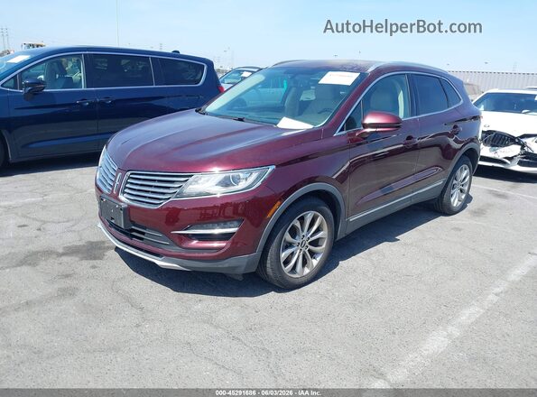 5LMCJ2C9XHUL57991 2017 LINCOLN MKC Burgundy Vista tres cuartos delantera izquierda