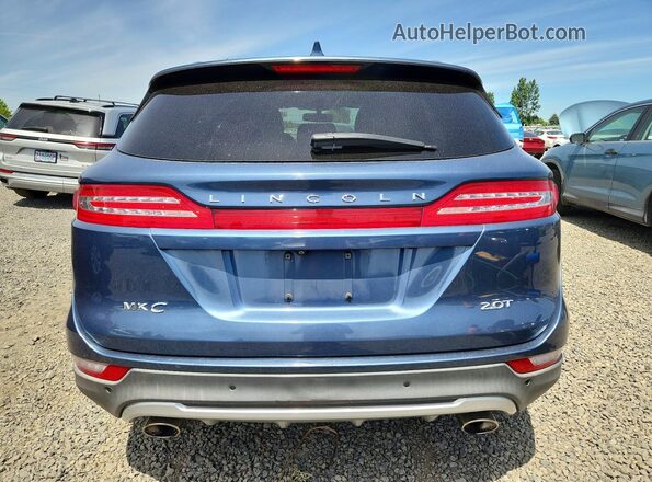 5LMCJ2C9XJUL04424 2018 LINCOLN MKC Blue უკანა ხედი