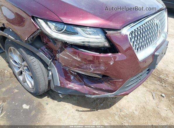 5LMCJ2D90KUL09695 2019 LINCOLN MKC Burgundy Vista frontal