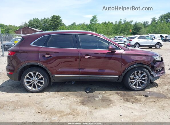 5LMCJ2D90KUL09695 2019 LINCOLN MKC Burgundy Vista interior trasera
