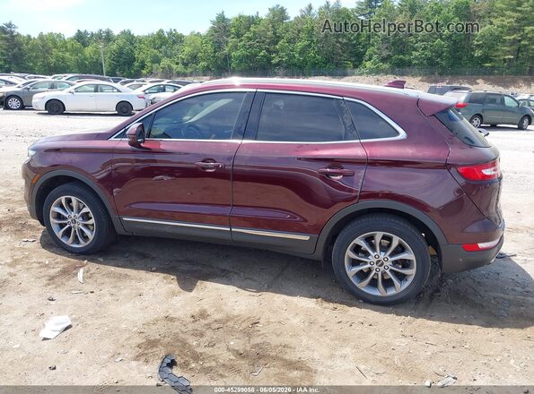 5LMCJ2D90KUL09695 2019 LINCOLN MKC Burgundy Vista interior de 360 grados